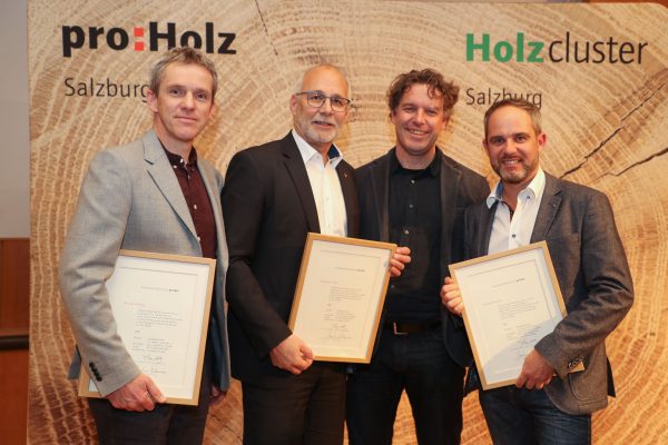 Verleihung Holzbaupreis Salzburgim Hotel HefterhofPro Holz Salzburg, Salzburg Holz ClusterFoto: Franz Neumayr 31.1.2019